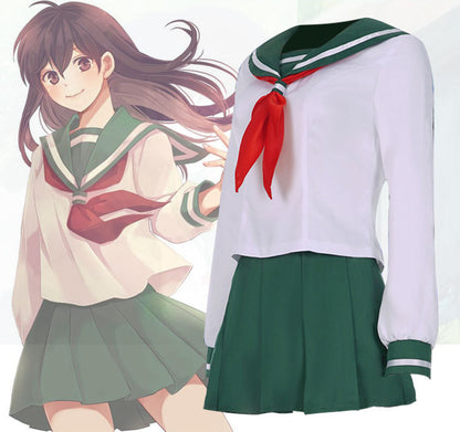 Anime Cosplay Costume InuYasha Kagome Higurashi