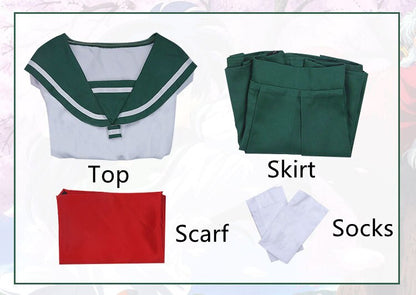 Anime Cosplay Costume InuYasha Kagome Higurashi