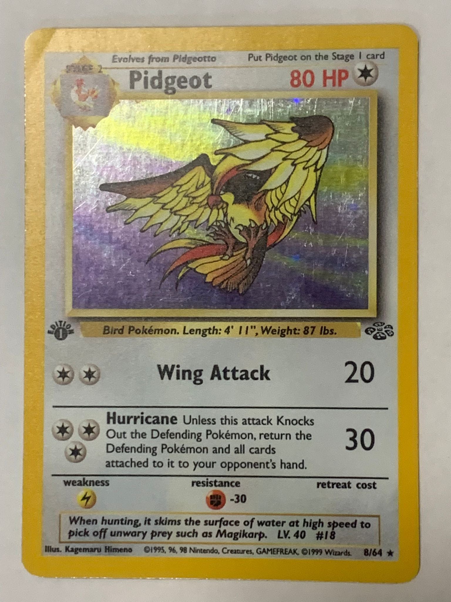 Pokemon deals Pidgeot 8